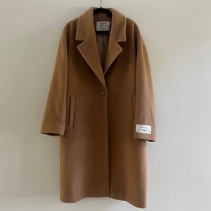 ARITZIA WILDRED The Only Coat Virgin Wool and Cashmere from Italy Size 3